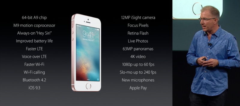 Apple executive Greg Joswiak discusses the features of the new iPhone SE. Joswiak holds the distinction of being the only Apple executive whose name rhymes with Steve Wozniak.